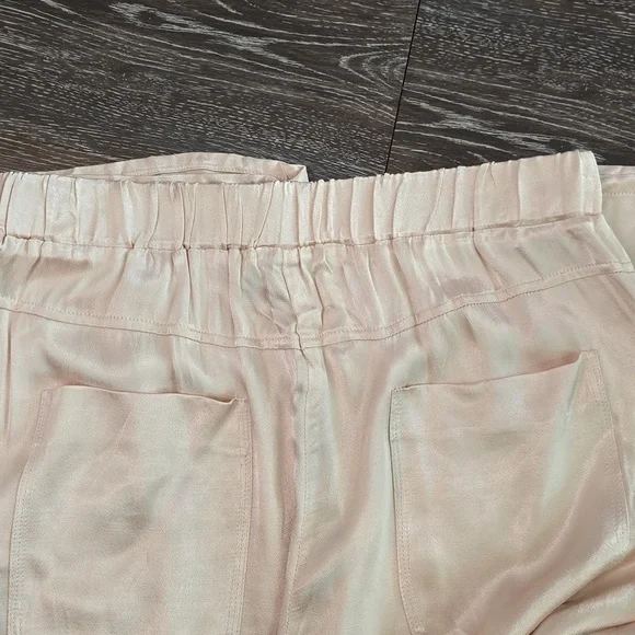 Central Park West rose gold Wide Leg Pants with High Waist Design size L - Picture 14 of 15